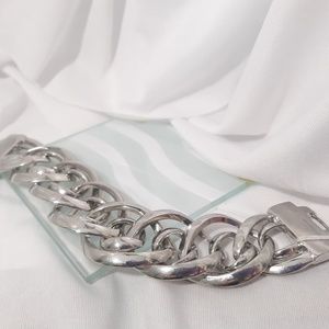 Silver Chain link Bracelet NWOT